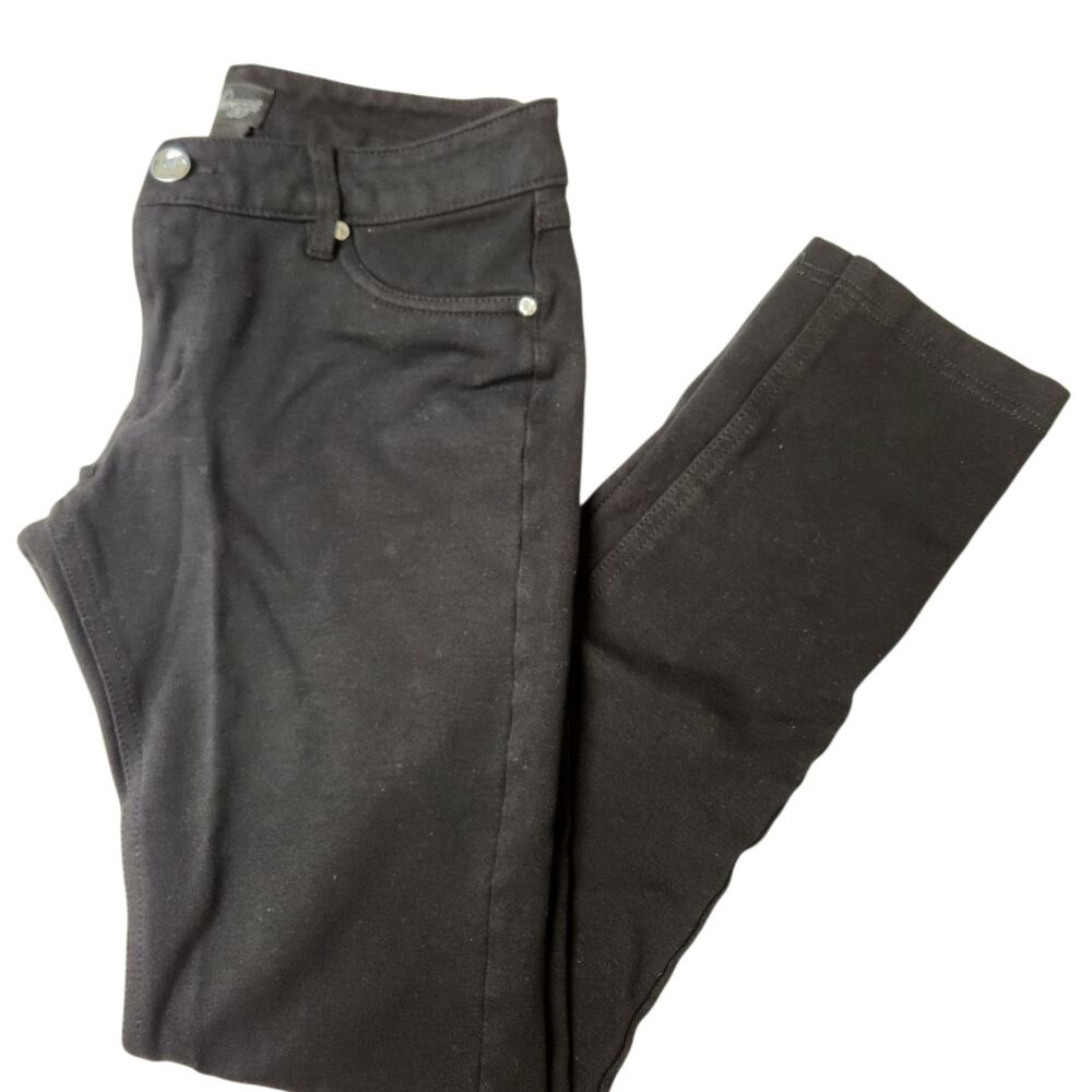 Marezzi Size M Jeans Black Jeweled Skinny Stretch Denim